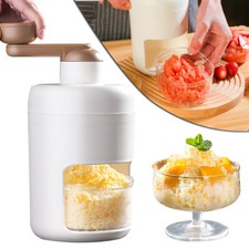 Portable Manual Ice Crusher Machine Snow Cone Machines Shaved Ice Maker