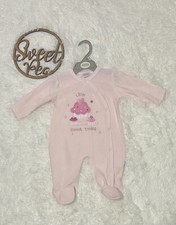 Baby Girl Pink Velour Romany