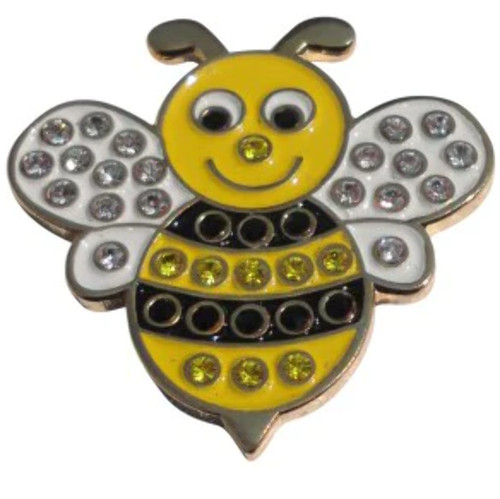 Bumble bee with - bee, crystals