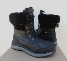 UGG BLACK/ BLACK ADIRONDACK
