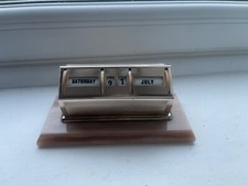 Vintage calendar gold year