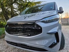 For Ford Transit Custom 2024 2025 Front Grille Raptor Style Gloss Black