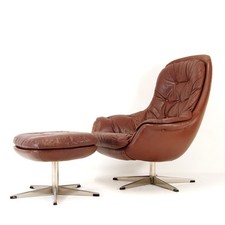 Retro Vintage Danish Leather