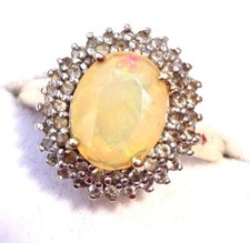 9ct Gold Ethiopian Opal &