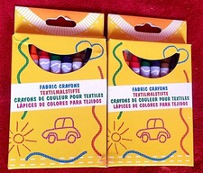 2 Packs Fabric Crayons (16 Crayons) Free Postage