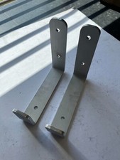 UNIVERSAL Wall Ladder Hook Bracket Rack Ladders Brackets Stainless 6mm PAIR