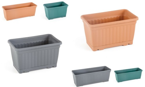Trough plant pot - 2x,