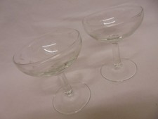 VINTAGE PAIR OF ETCHED CUT