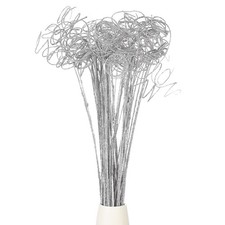 60 Pcs Glitter Dried Curly