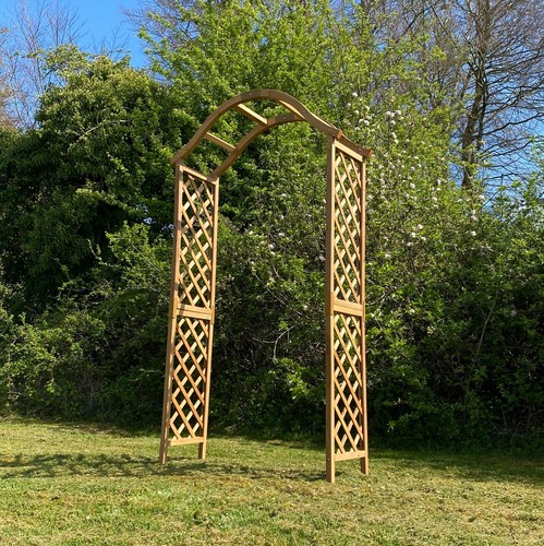 Wooden garden arch - garden,