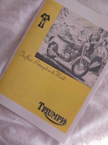 Triumph motorcycle 1957 sales - motorcycle,