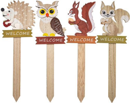 Wooden fall autumn - wooden, animal