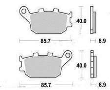 Brake pad Honda XL 700 VA