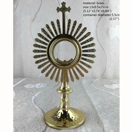 Catholic brass monstrance with - catholic,