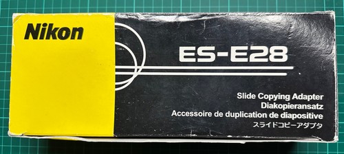 Nikon e28 slide copying - es-e28,