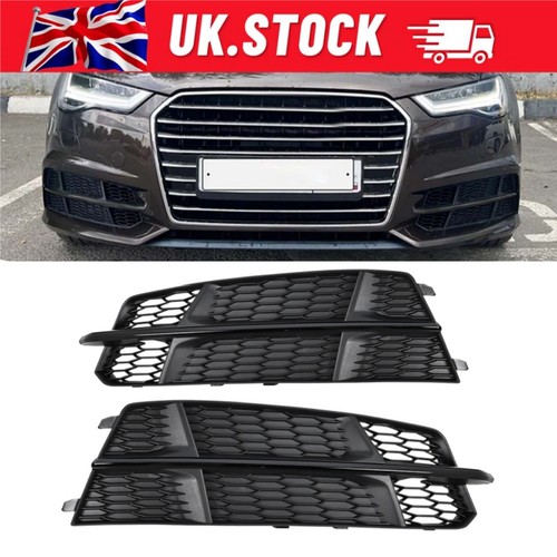 Pair front bumper - lower, grille