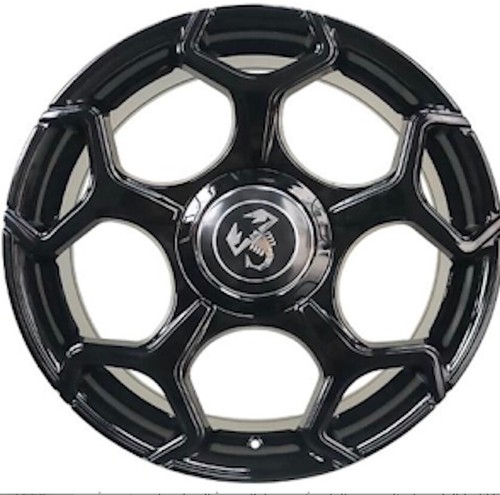 Gloss black fiat - gloss, 500