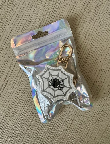 Spider web bag charm - charm, keychain