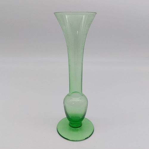 Green glass stem soliflore - green,