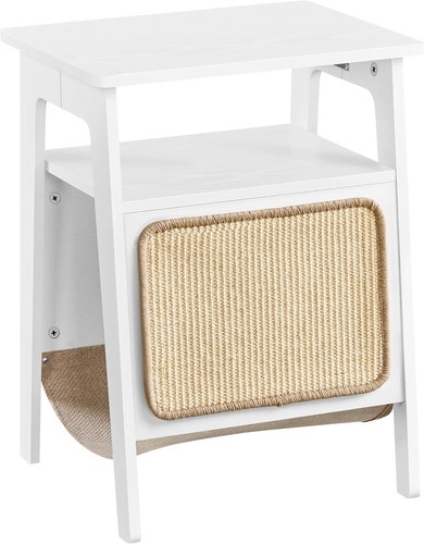 Cat side table with scratcher - side,