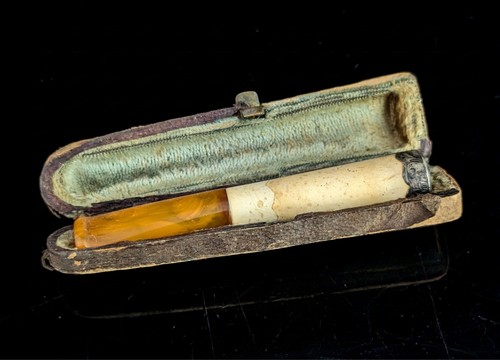 Antique silver tipped cheroot