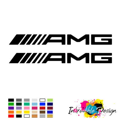 Amg logo badge - 2x, vinyl
