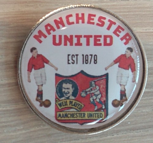 Retro manchester united pin - retro,