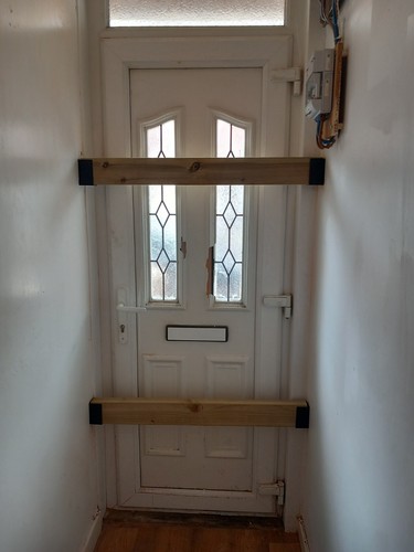 Heavy duty door security - door,