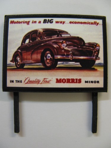 Morris minor model railway - minor,