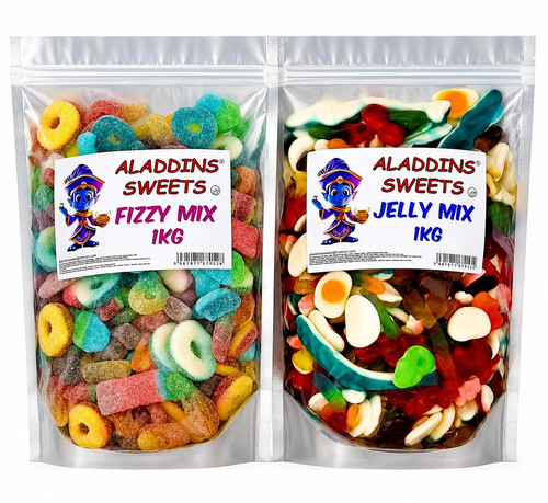2kg fizzy jelly halal sweets - fizzy, &