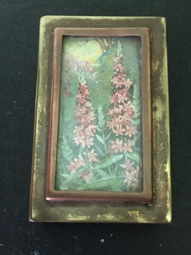 Vintage matchbox holder - vintage, metal