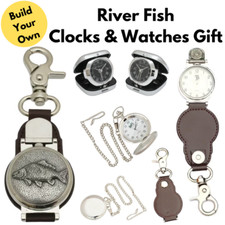 River Fish Pocket Watches Fob