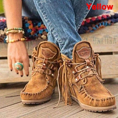 Women moccasin boots flat - moccasin,