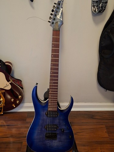 Used ibanez rga42fm - used, blue