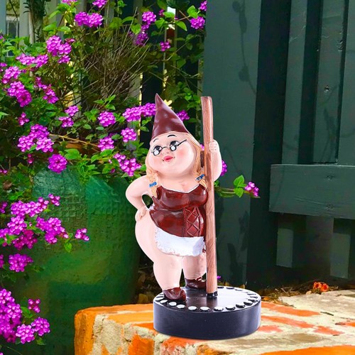 Gnome pole dancing resin - gnome,