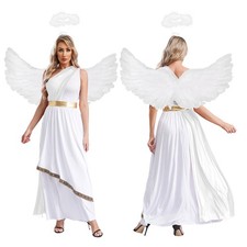 UK Women Angel Costume Chiffon