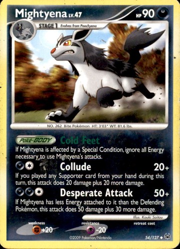 Pokemon platinum mightyena - pokemon,