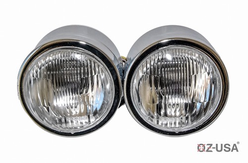 Chrome twin headlight - chrome,