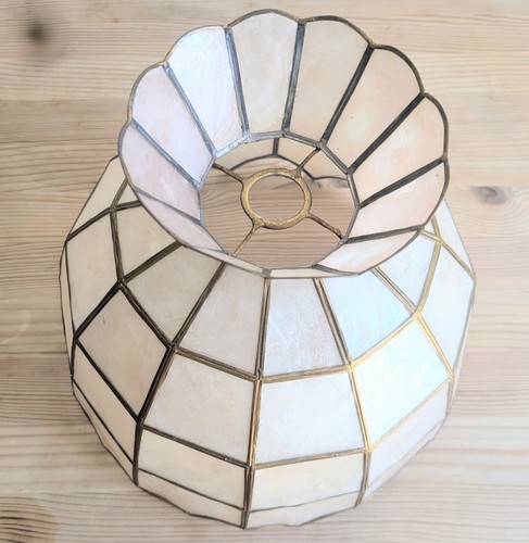 Vintage capiz shell mother - shell,