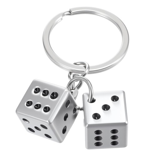 Dice keychain bag charm lucky - bag,