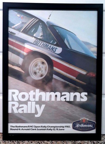 Framed original classic car - framed,