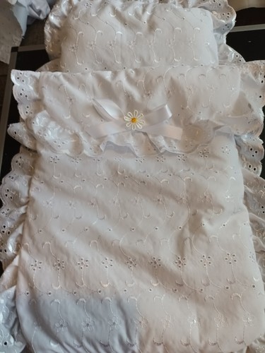 Hand made embroidery anglaise