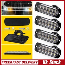4x 12LED 12/24V Amber Recovery