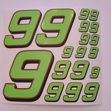 Lime Green red/blk  #9's