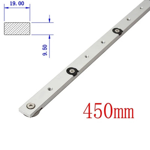 Aluminium track miter bar - t,