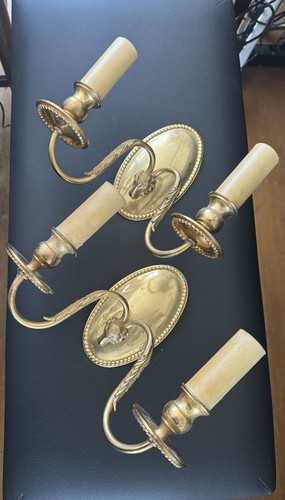 Pair vintage brass - vintage, ram