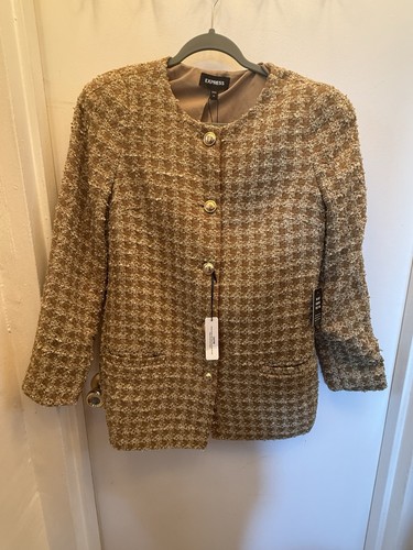 Nwt express gold tweed - nwt,