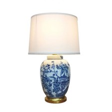 Blue White Chinese Floral