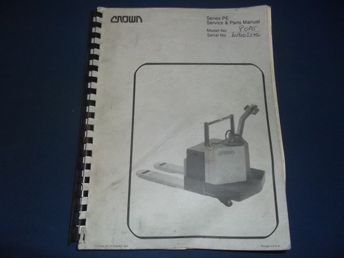 Crown pallet jack stacker - pe,