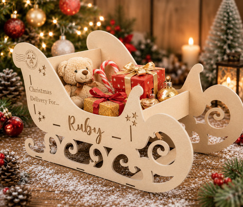 Santa sleigh christmas - sleigh,